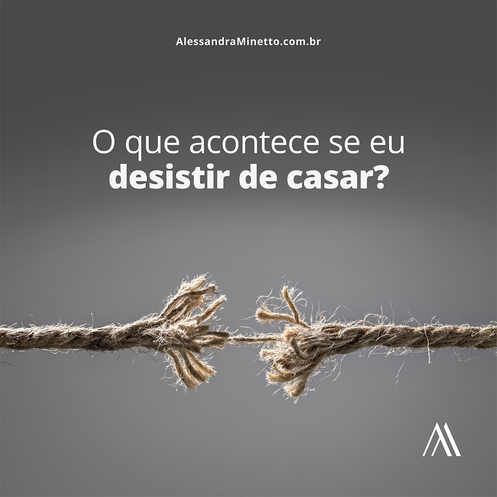 E se meu noivo (a) desistir de casar? Cabe indenização?